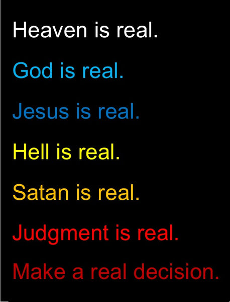 Judgement Is REAL (Color Texts) - English Large (No Audio)